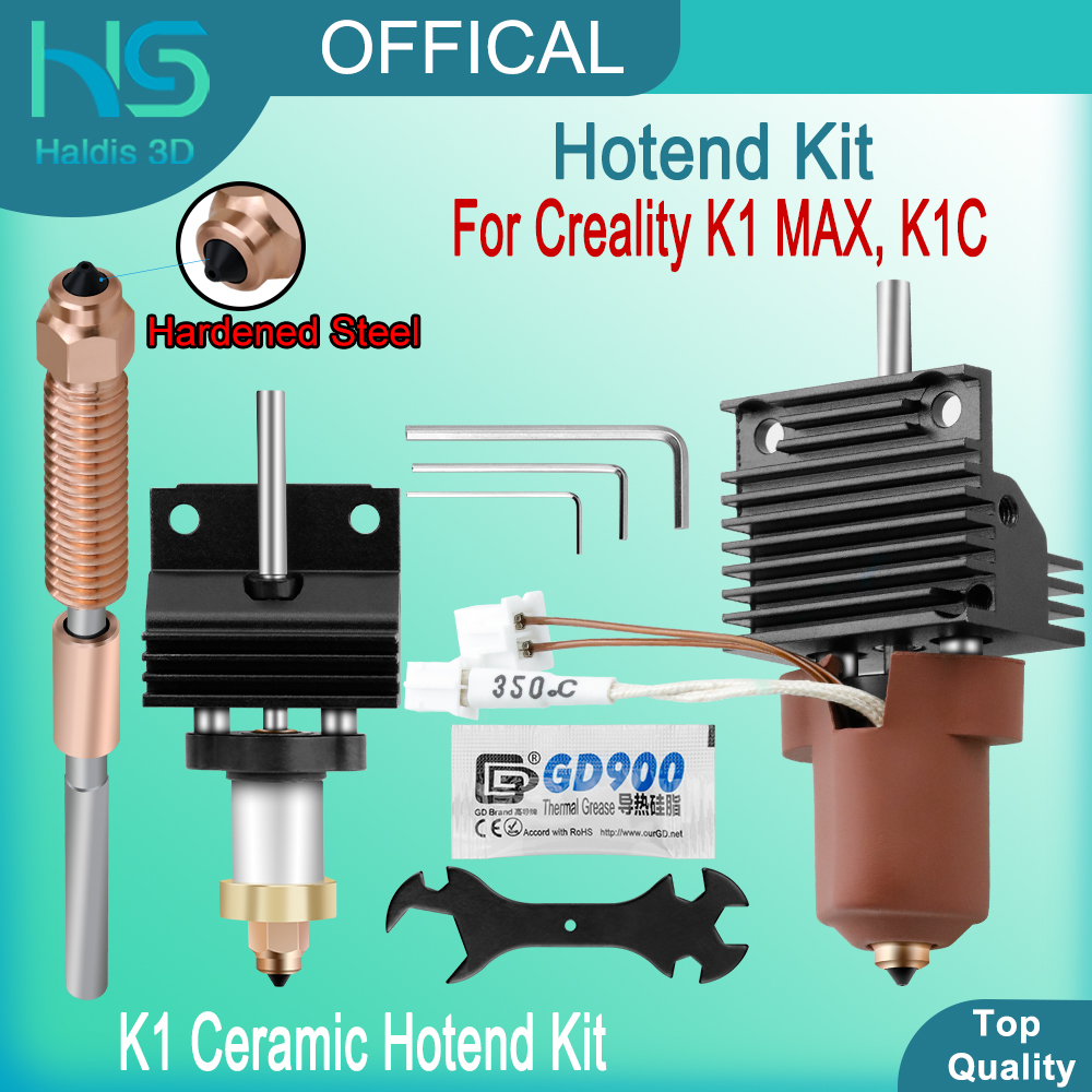 High Flow Ceramic Hotend - Peningkatan Kit Hotend untuk Creality K1C/K1
