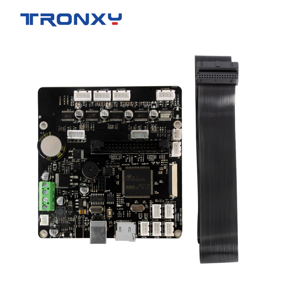 Corexy 3D Printer Kit - Tronxy Mainboard senyap asli dengan kabel