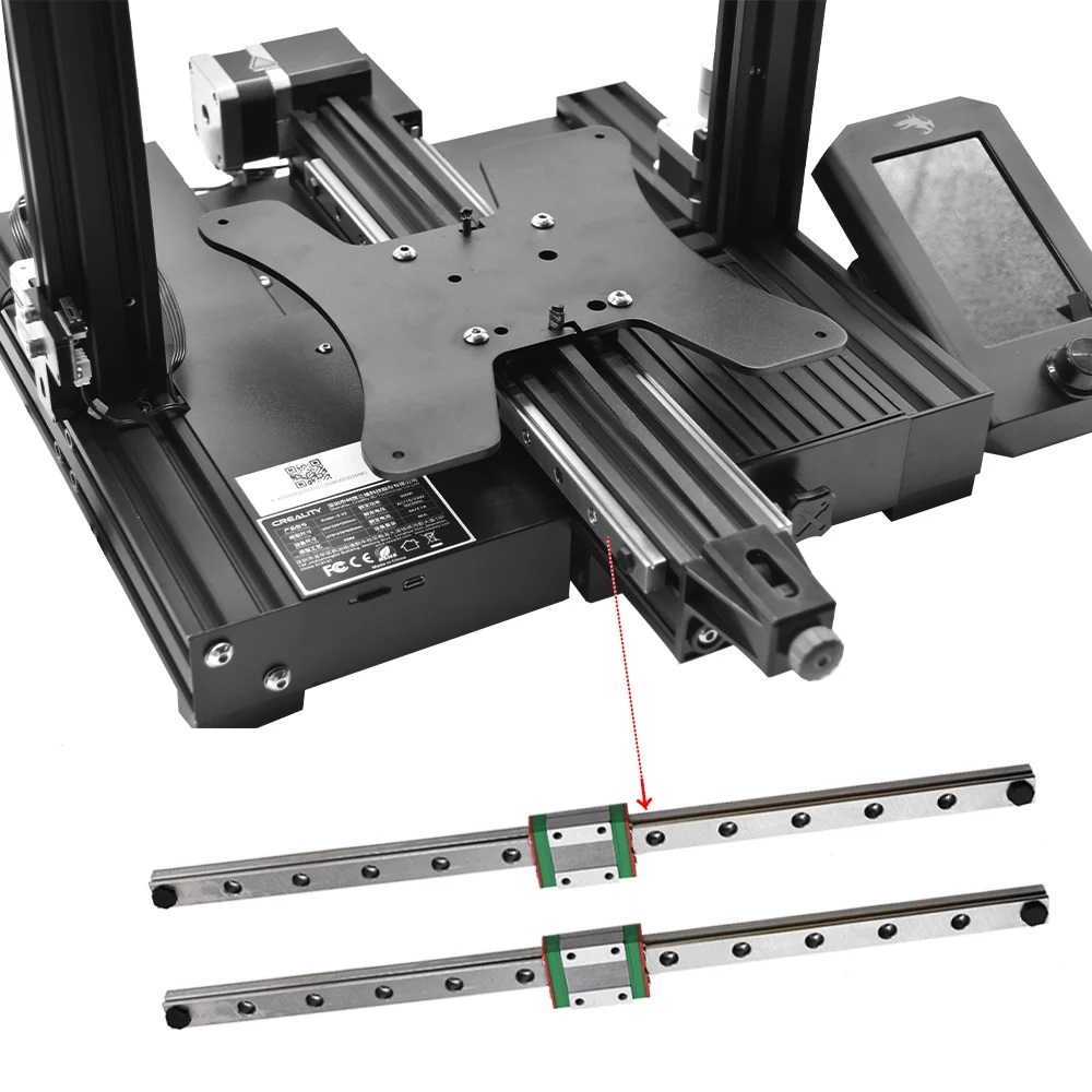Linear Rail Mgn12H Set - Kit Rel Linear Ganda Y-AXIS MGN12H
