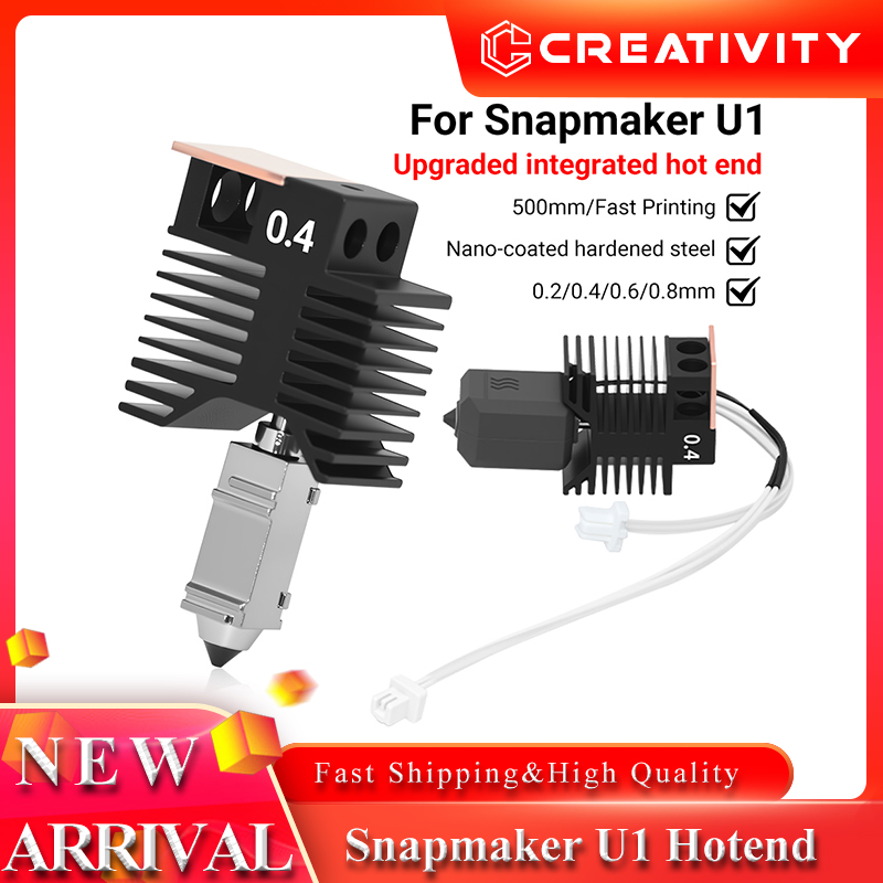 High Flow Ceramic Hotend - Untuk Snapmaker U1 Hotend Kit 0.4mm