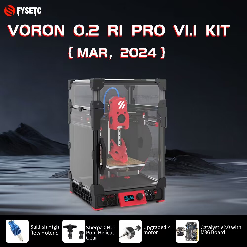 Corexy 3D Printer Kit - Kit Printer 3D Voron V0.2 R1