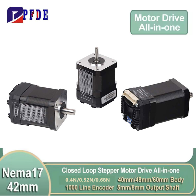 Closed Loop Stepper Motor Nema 17 - Nema17 Motor Stepper Loop Tertutup Penggerak