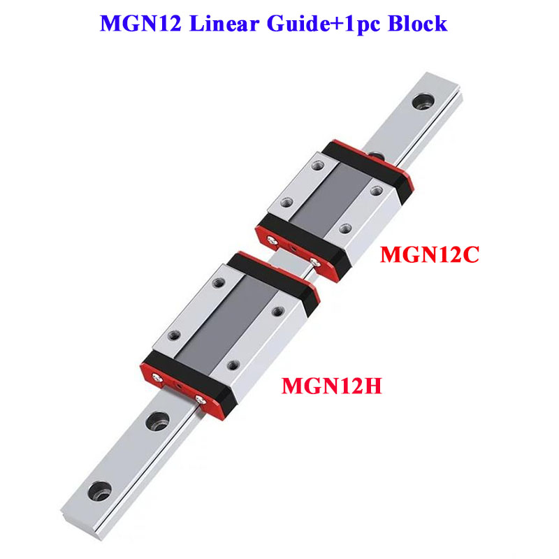 Linear Rail Mgn12H Set - Pemandu Linier 12Mm MGN12 Rel Linier