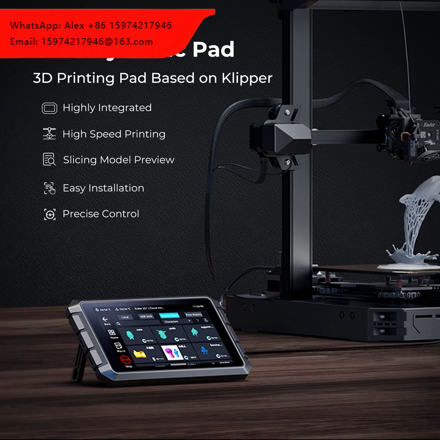 Klipper Pad 7 Inch - Creality Sonic Pad T800 7 Inci