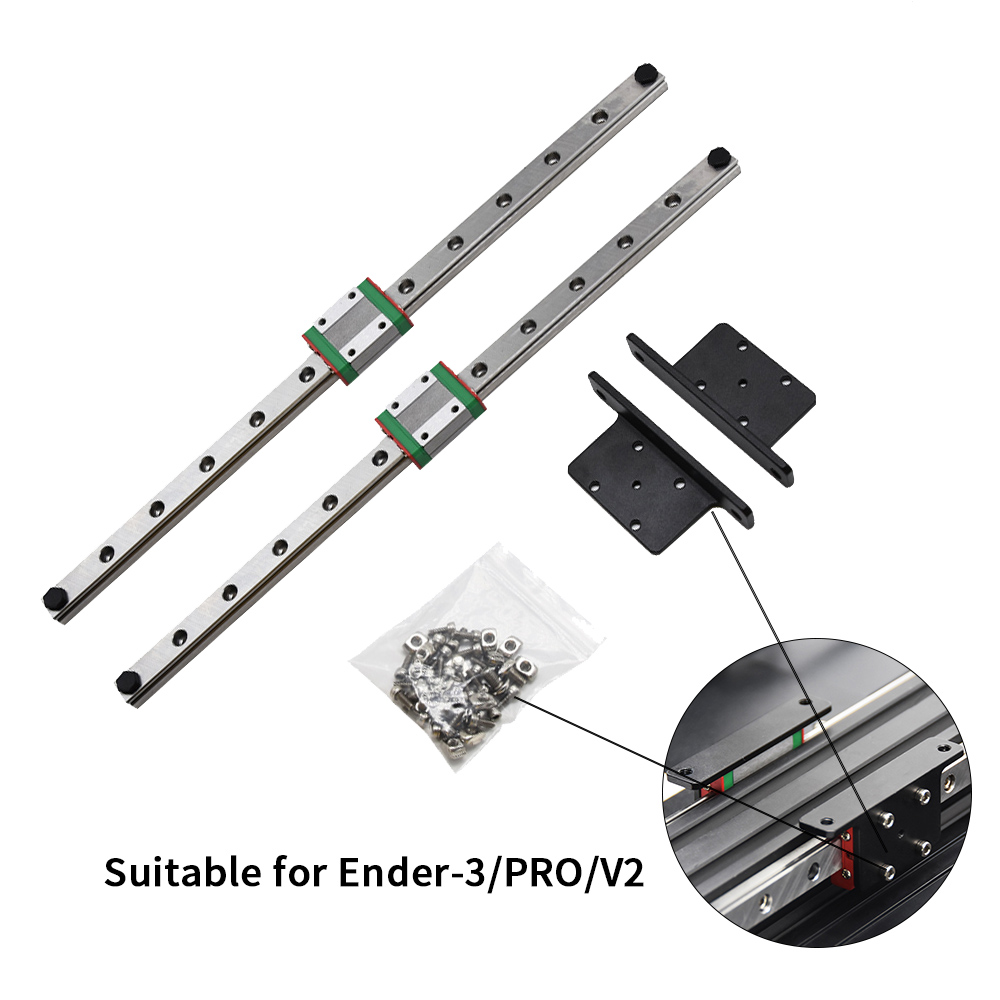 Kit Upgrade Linear Guide Dual  - Linear Rail Mgn12H Set ulasan dan harga