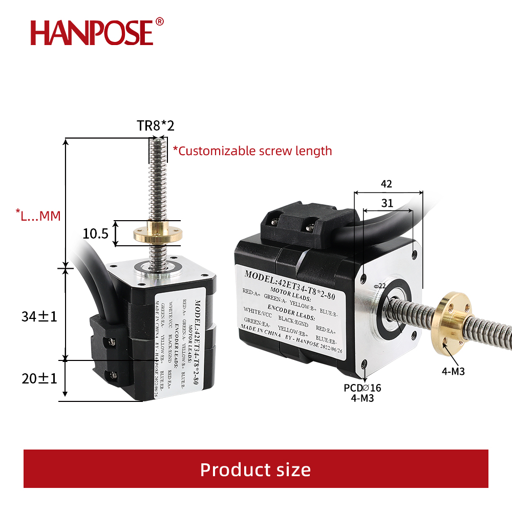 Motor Sekrup Loop Tertutup NEM - Closed Loop Stepper Motor Nema 17 ulasan dan harga