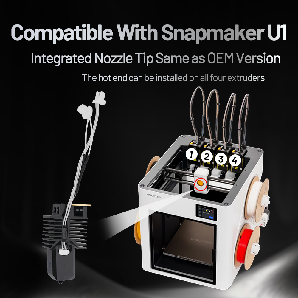 Untuk Snapmaker U1 Kit Blok Pe - High Flow Ceramic Hotend ulasan dan harga