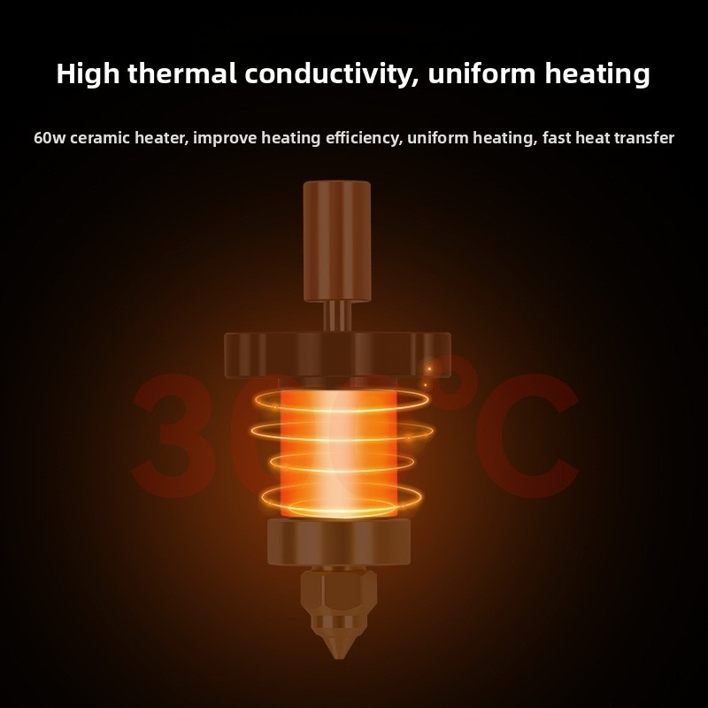 Aksesori Pencetakan 3D Kreatif - High Flow Ceramic Hotend ulasan dan harga