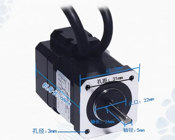 Motor Stepper Hibrida Nema17 4 - Closed Loop Stepper Motor Nema 17 ulasan dan harga