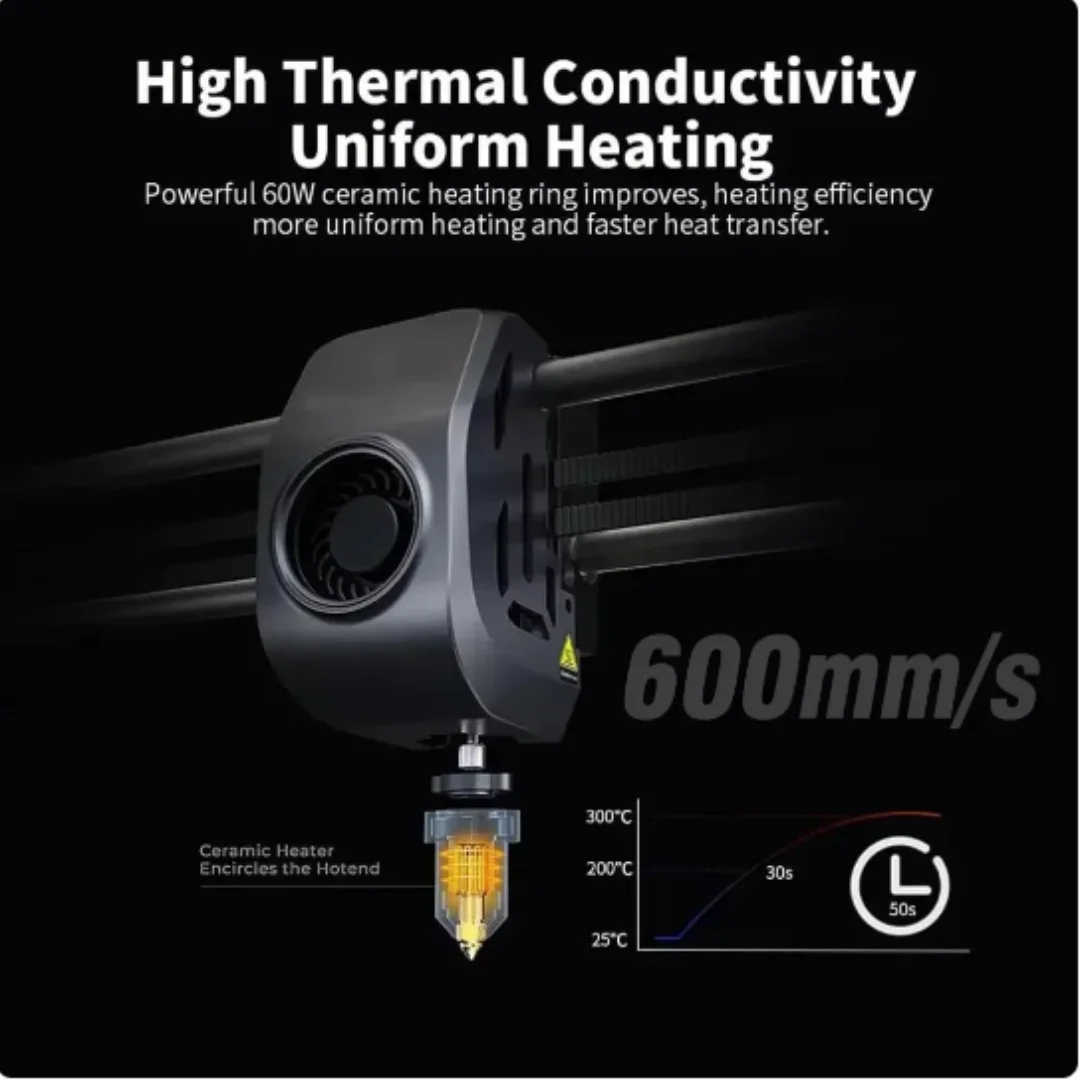 Untuk Creality K1 / K1 Max Hot - High Flow Ceramic Hotend ulasan dan harga