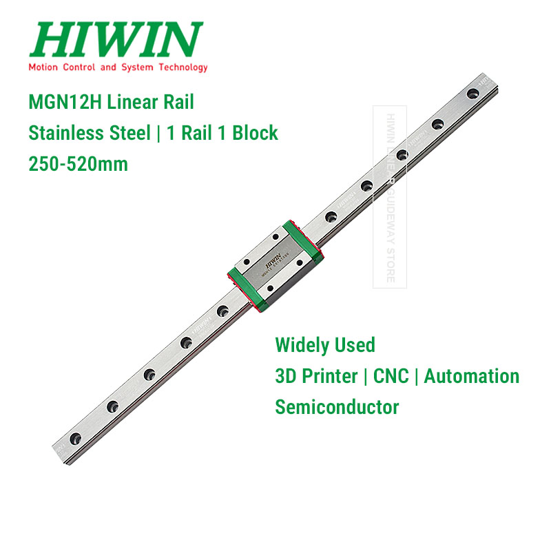 HIWIN MGN12H Z1 HIWIN MGN12 Re - Linear Rail Mgn12H Set ulasan dan harga