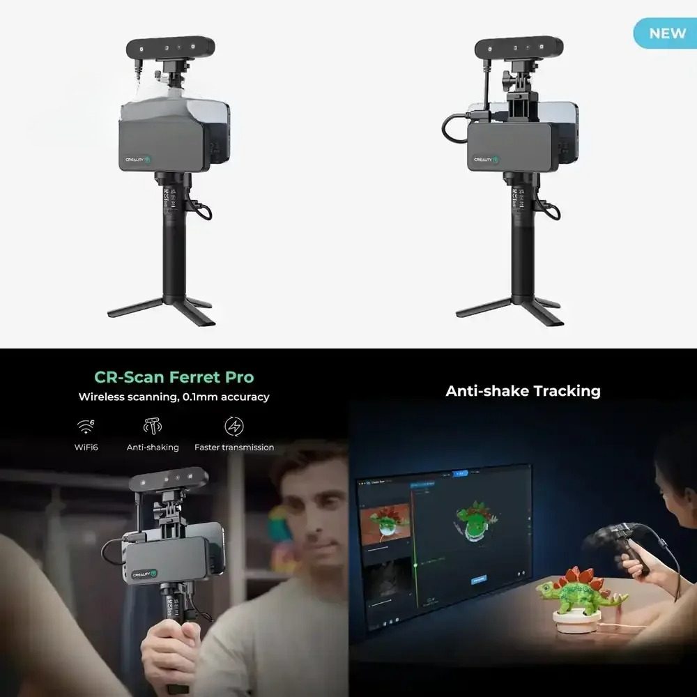 Pemindai 3D Profesional untuk  - Handheld 3D Scanner High Precision ulasan dan harga