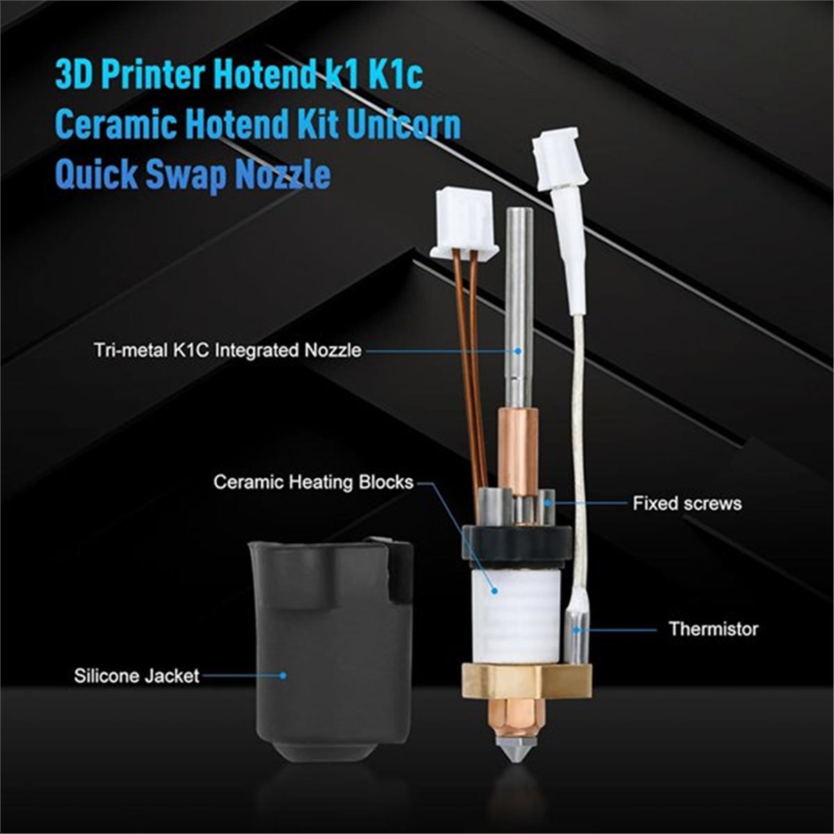 L70A untuk Creality K1C/K1MAX  - High Flow Ceramic Hotend ulasan dan harga