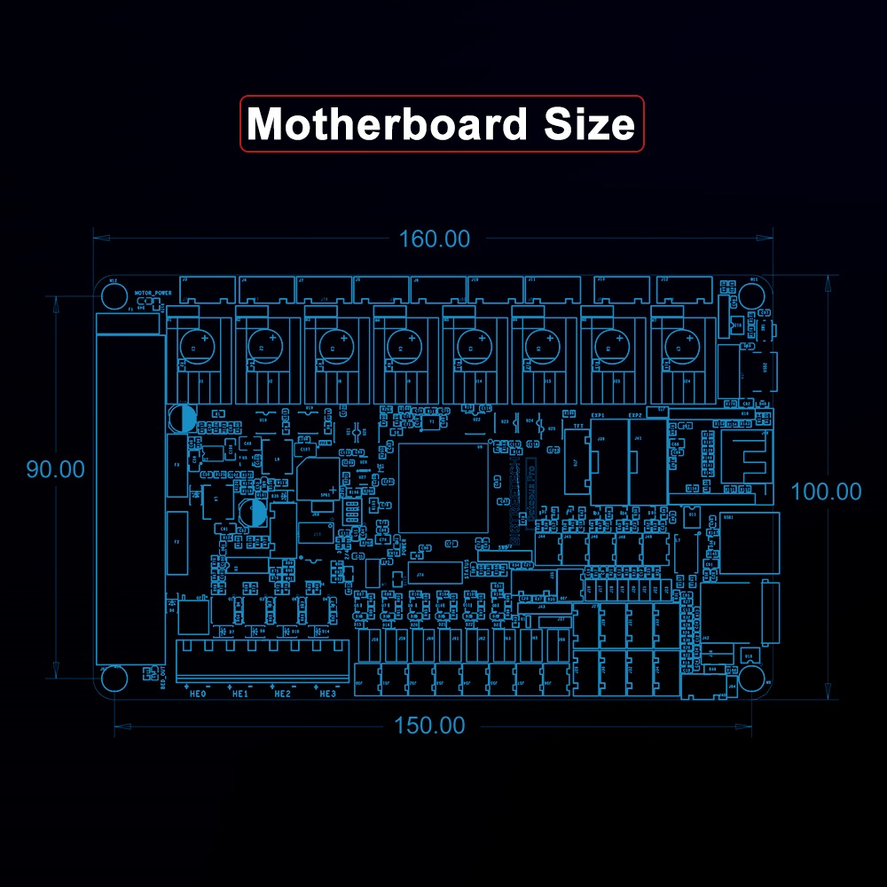 BIGTREETECH gurita Pro 3D Prin - Octopus Pro V1.1 Motherboard ulasan dan harga