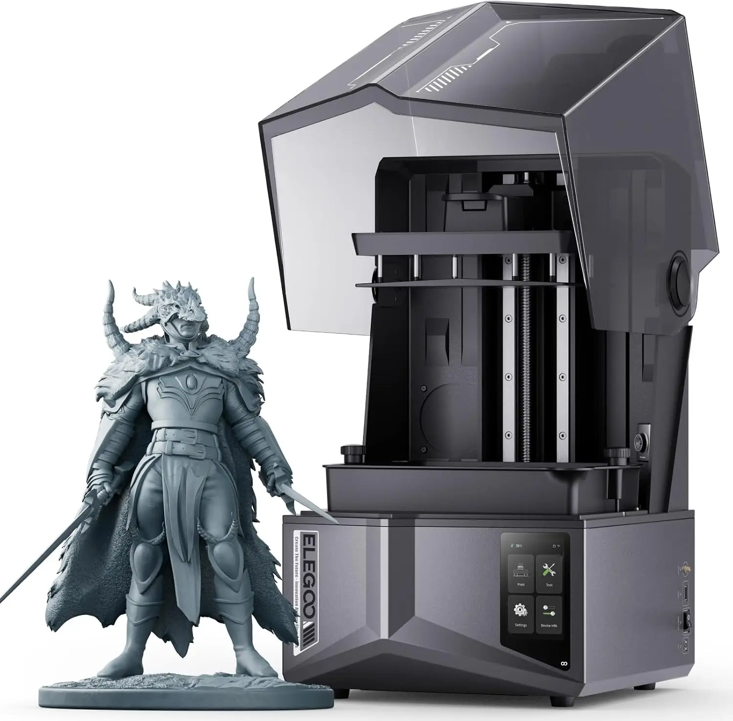Printer 3D Resin Saturn 4 Ultr - 12K Monochrome Lcd Resin 3D Printer ulasan dan harga