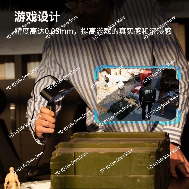 Pemindai 3D Presisi Tinggi Pro - Handheld 3D Scanner High Precision ulasan dan harga