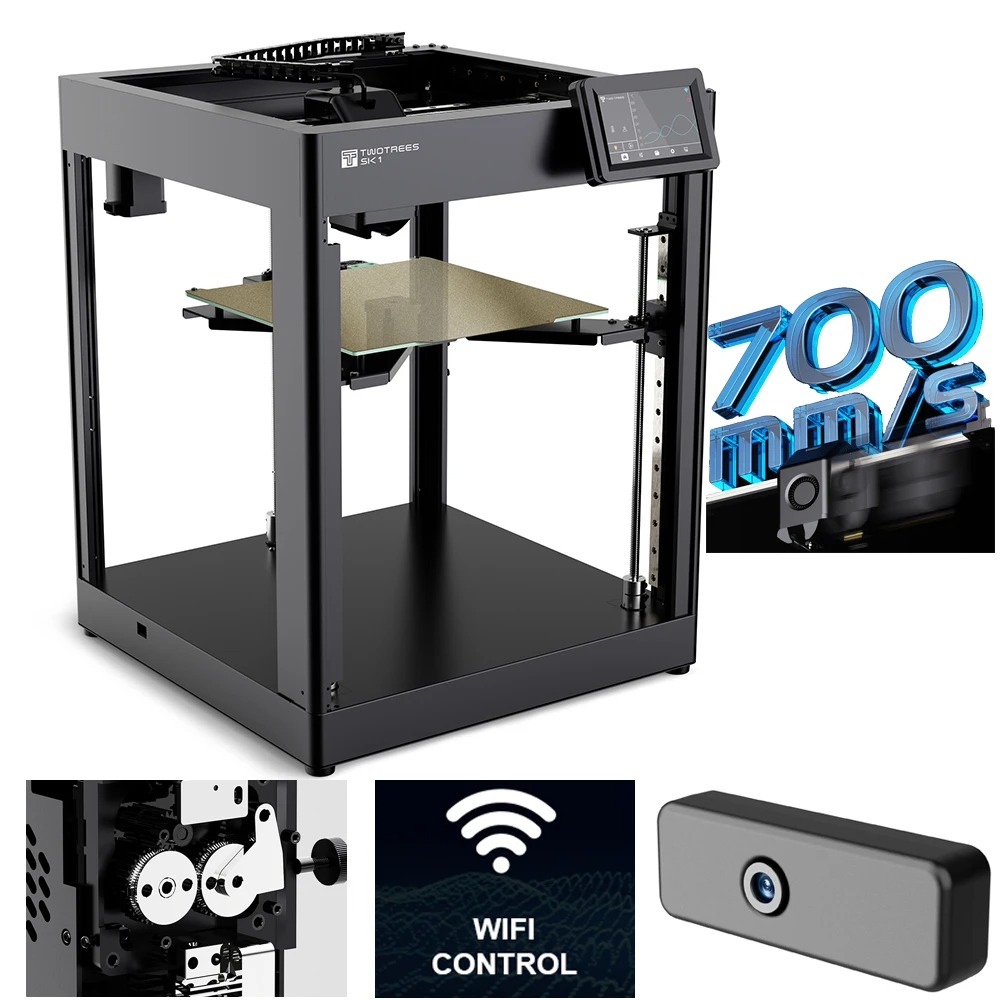 Printer 3D Twotrees SK1 Kecepa - Corexy 3D Printer Kit ulasan dan harga