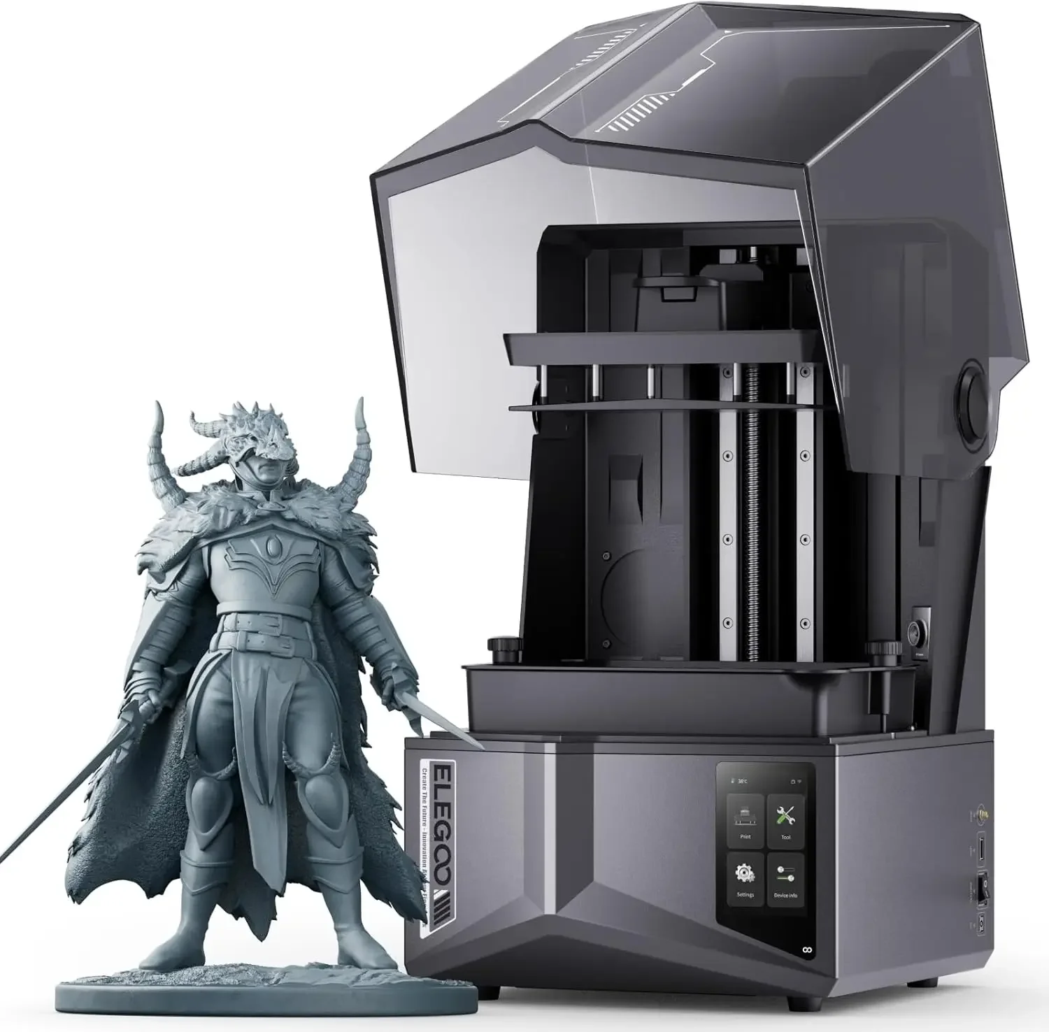 Printer 3D Resin Saturn 4 Ultr - 12K Monochrome Lcd Resin 3D Printer ulasan dan harga