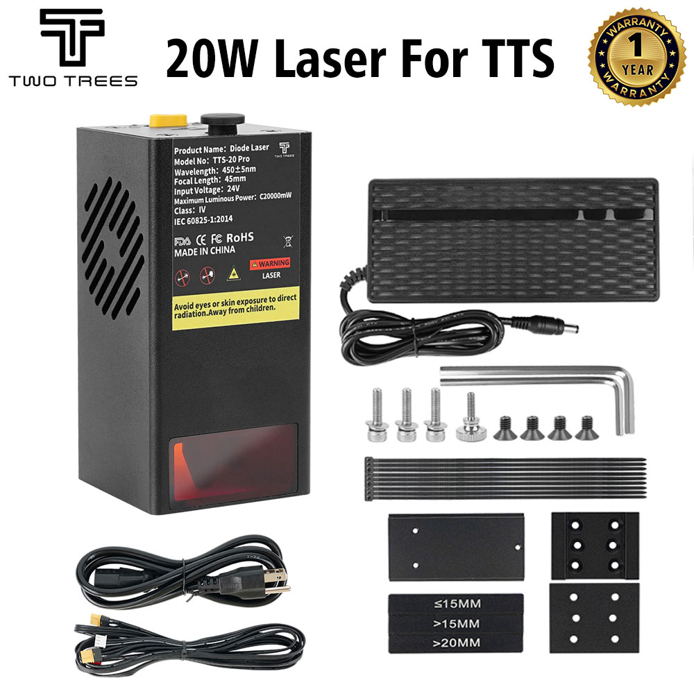 TWOTREES 20W Modul Laser untuk - 20W Laser Engraver Module Upgrade ulasan dan harga